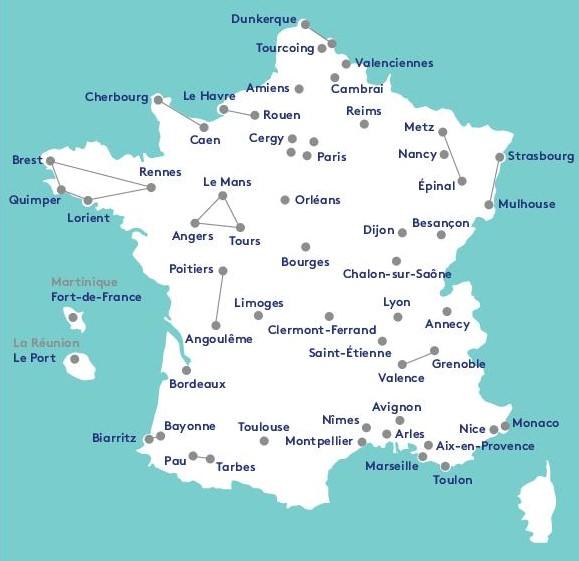 Carte ANdEA 2019