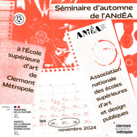 Séminaire d’automne de l’ANdEA les 26-28 novembre 2024